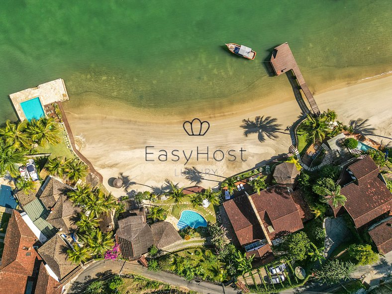 Alquiler de casa con piscina y playa en Angra dos Reis