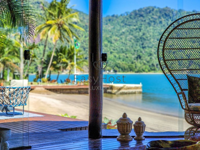 Alquiler de casa con piscina y playa en Angra dos Reis