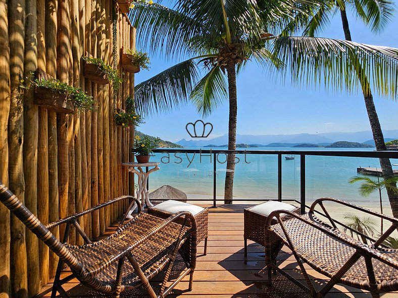 Alquiler de casa con piscina y playa en Angra dos Reis