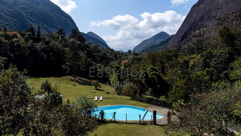 Alquiler de casa en Petrópolis con piscina y sauna