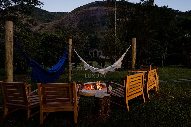 Alquiler de casa en Petrópolis con piscina y sauna