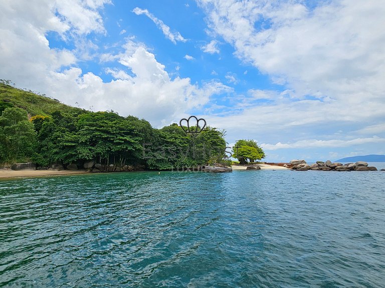 Casa de vacaciones en Angra dos Reis con piscina, playa y sa