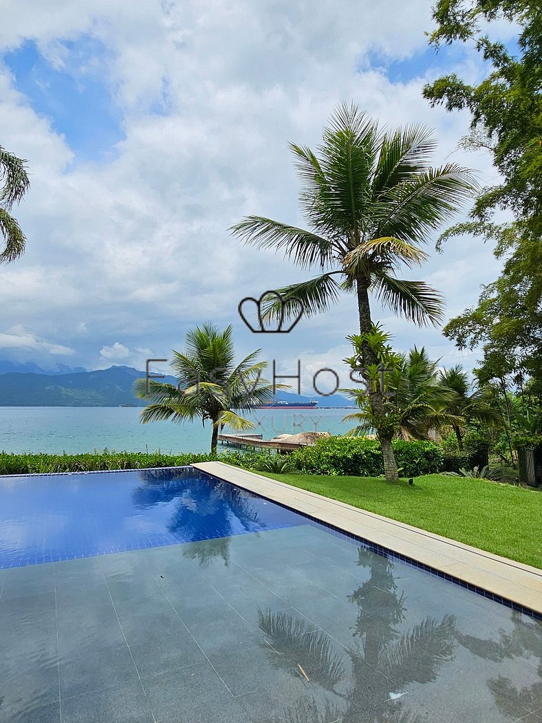 Casa para temporada em Angra dos Reis com piscina, praia e s