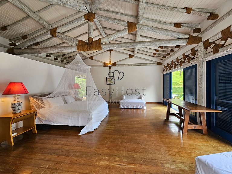 Casa para temporada em Angra dos Reis com piscina, praia e s