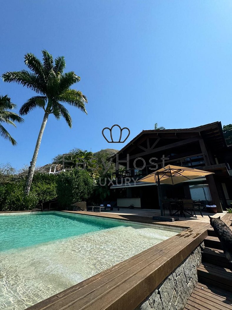 Casa para temporada em Angra dos Reis com piscina, sauna e p