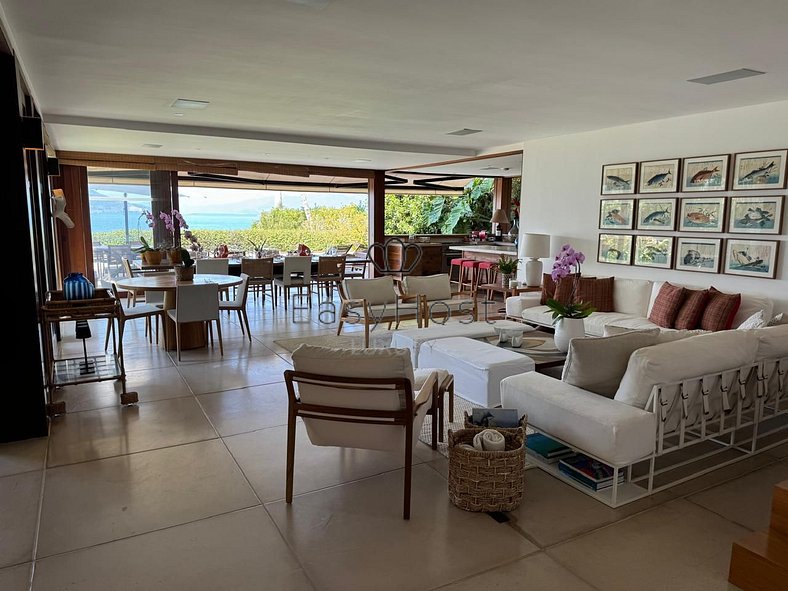 Casa para temporada em Angra dos Reis com piscina, sauna e p