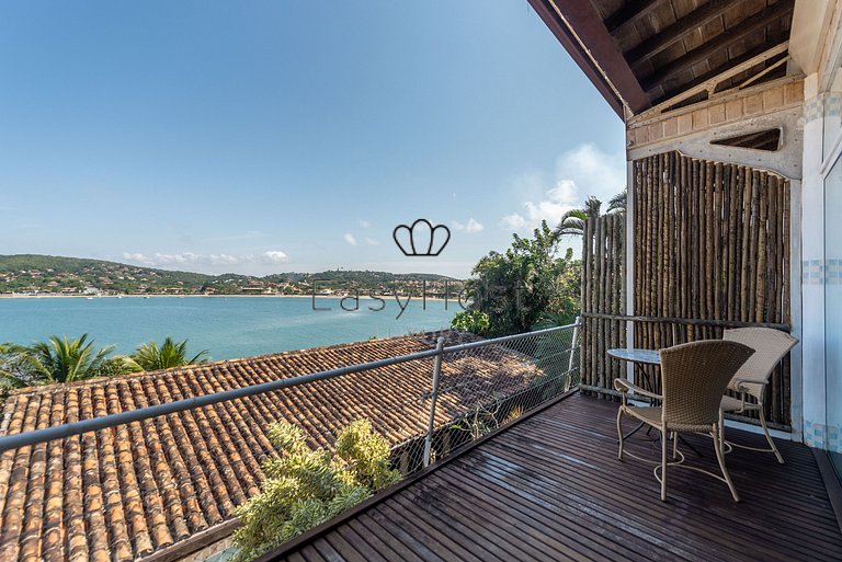 Casa para temporada pé na areia na Ferradura