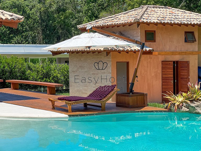 House for sale in Paraty with pool and gourmet area - PARV07